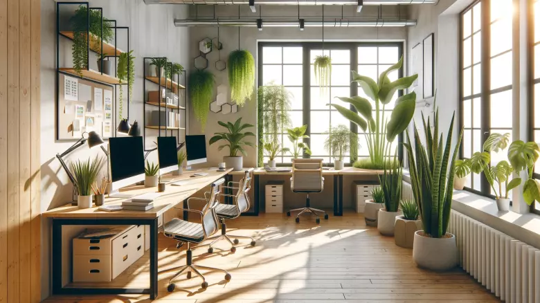 Come creare ambienti di lavoro stimolanti con le piante