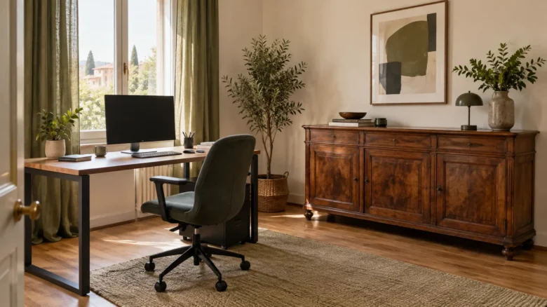Ufficio vintage: idee per abbinare mobili e dettagli