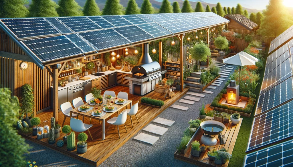 cucina giardino solare