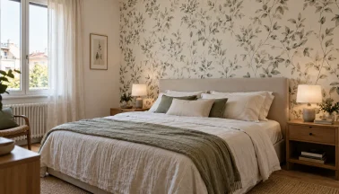 Carta da parati in camera da letto: scelta e abbinamenti