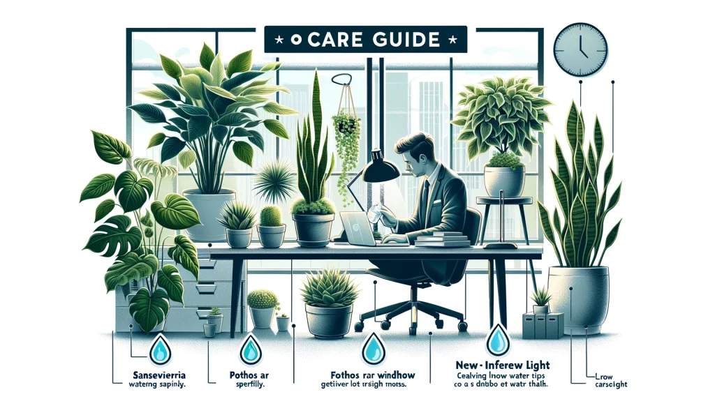 piante ufficio cura
