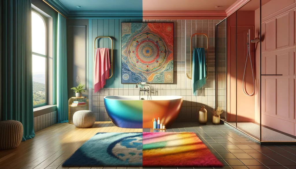 vasca doccia colori