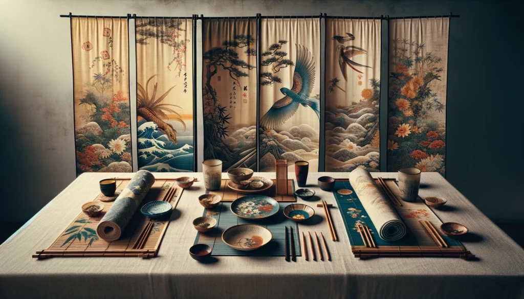 tavola giapponese noren