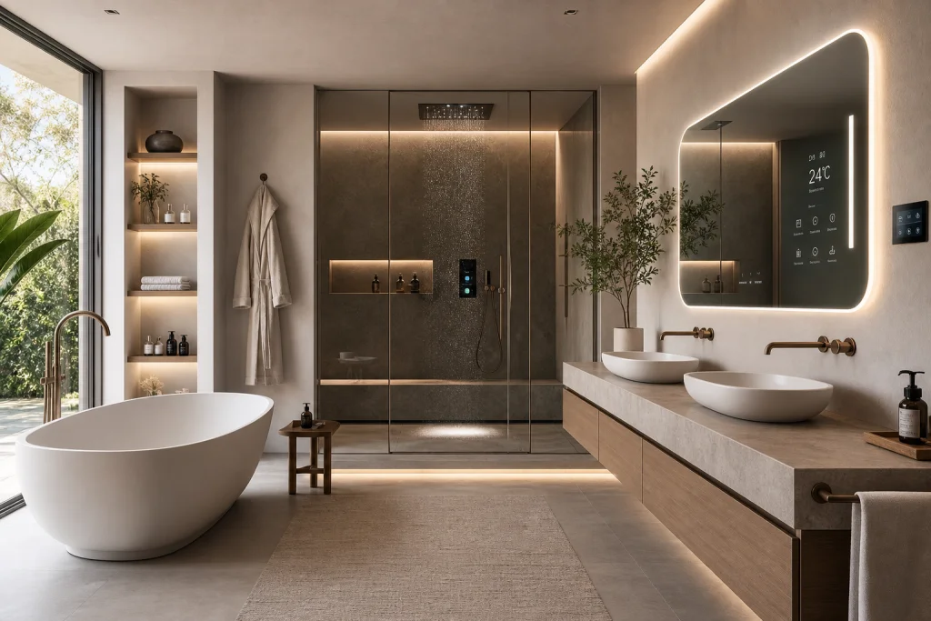 Bagno intelligente: come integrare l'AI tra comfort reale e retrofit senza stravolgere l'arredo immagine interna 1