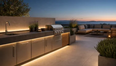 Cucina outdoor compatta: come progettare un angolo BBQ elegante