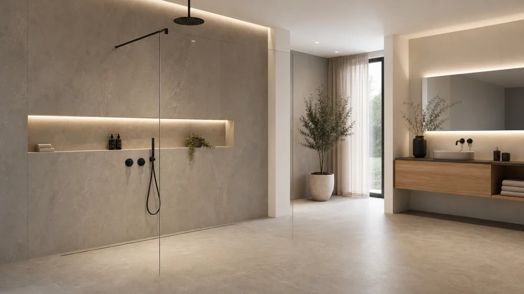 Doccia accessibile: come integrarla con stile nel design del bagno