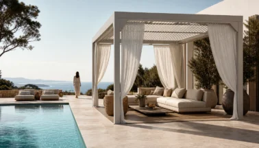Ombra bordo piscina: soluzioni di design e pratiche