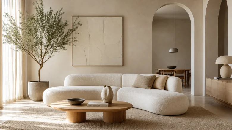 Minimalismo caldo in casa: come arredare con toni neutri e materiali naturali