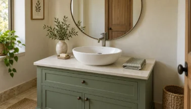 Lavabo da appoggio: idee per scegliere forma e abbinamenti