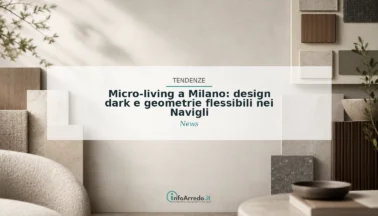 Micro-living a Milano: design dark e geometrie flessibili nei Navigli