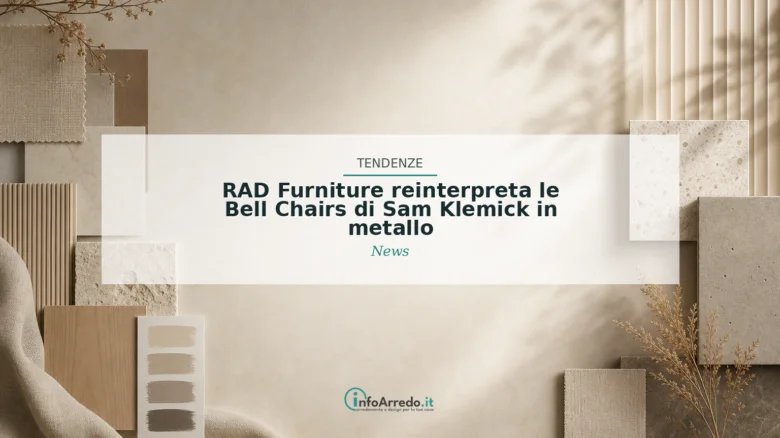 RAD Furniture reinterpreta le Bell Chairs di Sam Klemick in metallo
