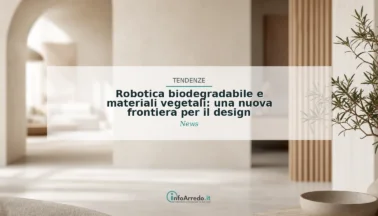 Robotica biodegradabile e materiali vegetali: una nuova frontiera per il design