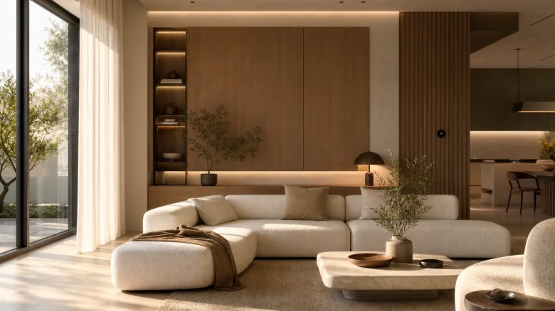 L’evoluzione del Minimalismo Caldo: integrare texture e tecnologia invisibile