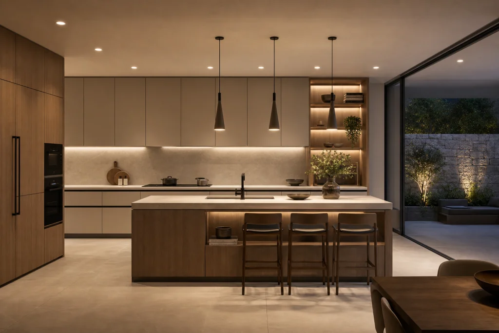 Illuminazione in cucina: come bilanciare i punti luce per eliminare il rumore visivo immagine interna 1