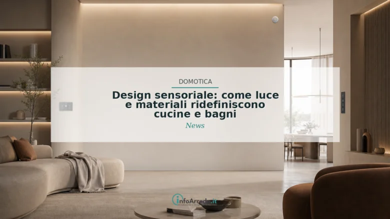 Design sensoriale: come luce e materiali ridefiniscono cucine e bagni