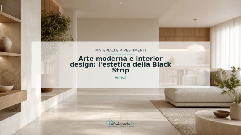 Arte moderna e interior design: l’estetica della Black Strip
