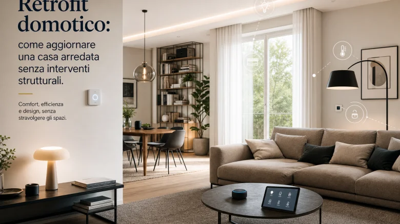 Retrofit domotico: come aggiornare una casa arredata senza interventi strutturali