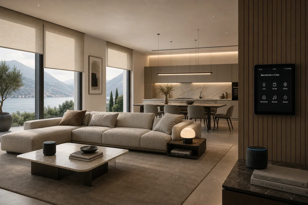 Smart home in open space: come gestire privacy e controllo senza sacrificare l'estetica immagine interna 2