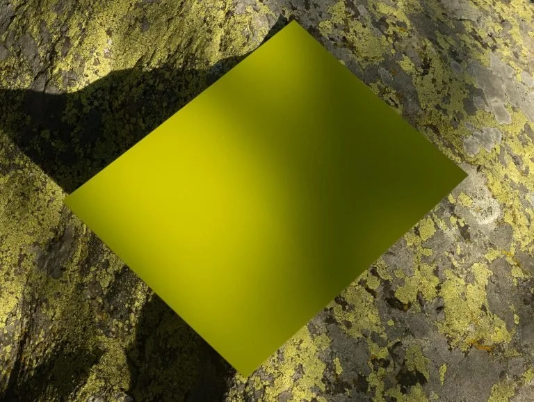 Campione Lime Abet Laminati nella composizione del materiale stampa