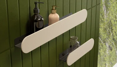 Art Acquabella: mensole coordinate al bagno in Akron