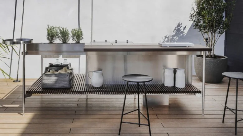 Arrital Solaria: una cucina outdoor che diventa il cuore del terrazzo