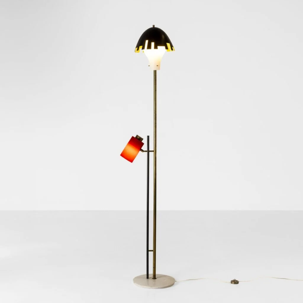 Lampada da terra di Angelo Lelii per Arredoluce, lotto 100
