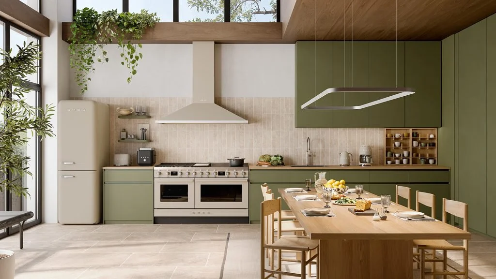 Ambientazione cucina del progetto TOTALMATTNESS SMEG