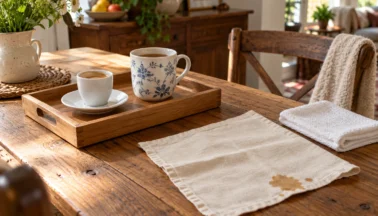 Macchie di caffè e tè sui tessili: come intervenire