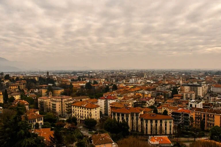 Veduta di Bergamo.