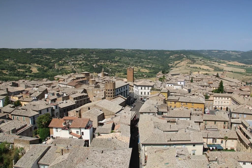 Il centro di Orvieto.