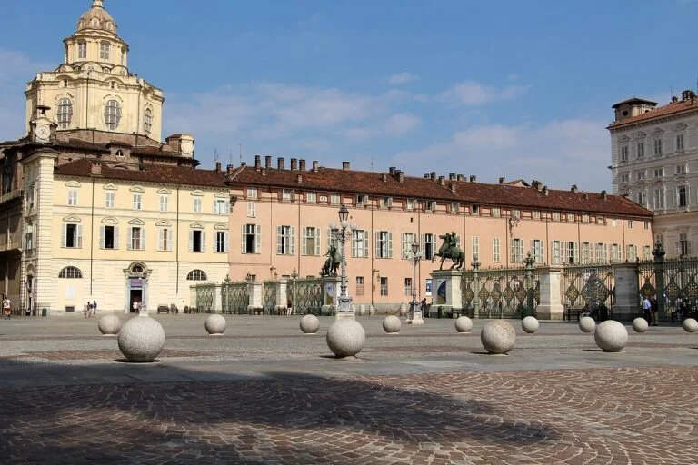 Piazza Castello a Torino.