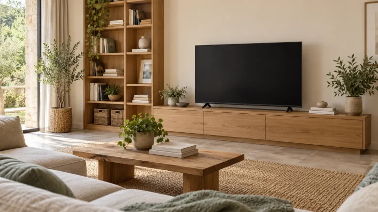 TV e libri sulla stessa parete: tre idee da confrontare