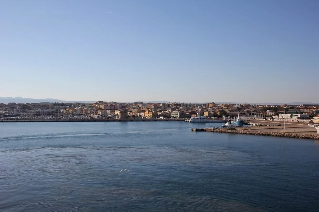 Veduta di Porto Torres.