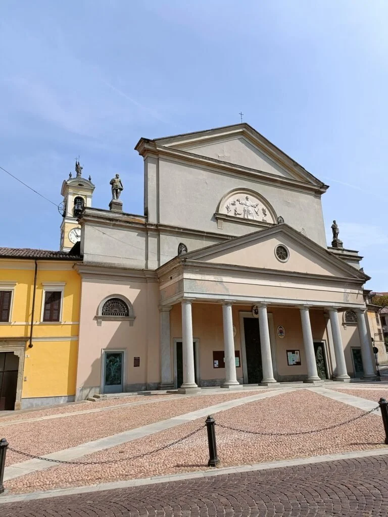 La chiesa di San Colombano Abate a San Colombano al Lambro.