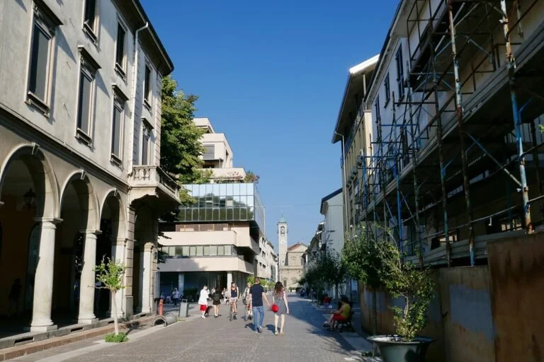 Corso Italia a Saronno.