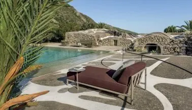 Lodge Ethimo: una zona lounge tra struttura e cuscini