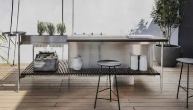 Arrital Solaria: una cucina outdoor che diventa il cuore del terrazzo