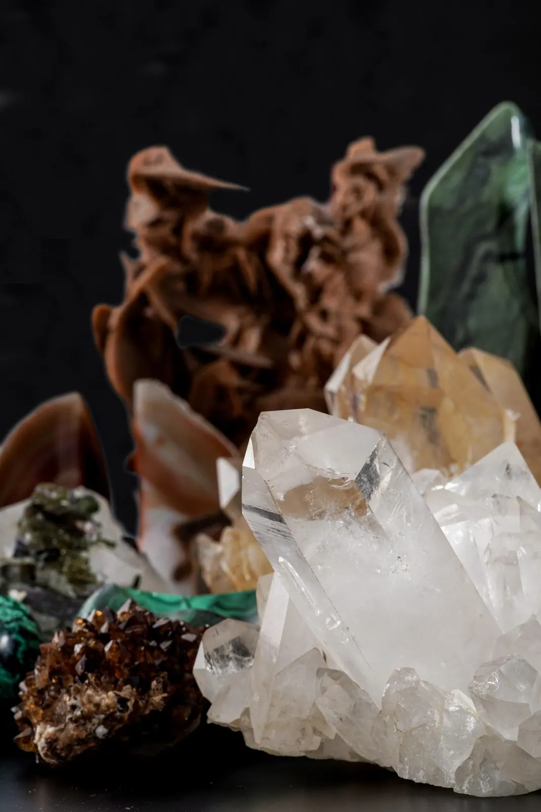 Cristalli e superfici naturali nella selezione Historia Naturalis
