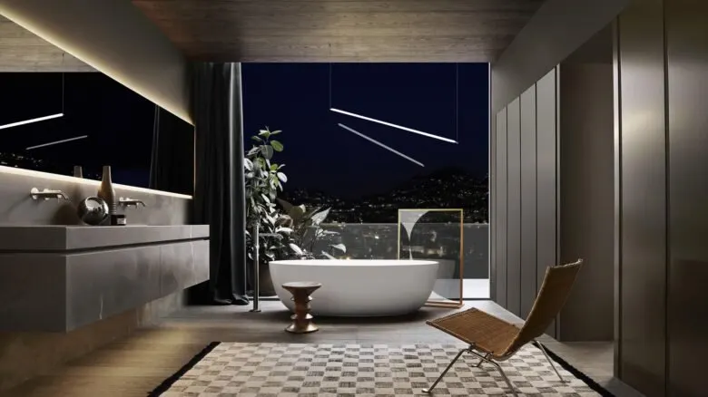 Noorth: tre atmosfere scure per il bagno
