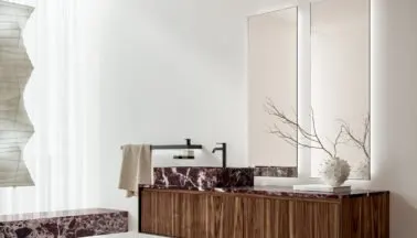INDA ÉLITE: texture e finiture per un bagno personale