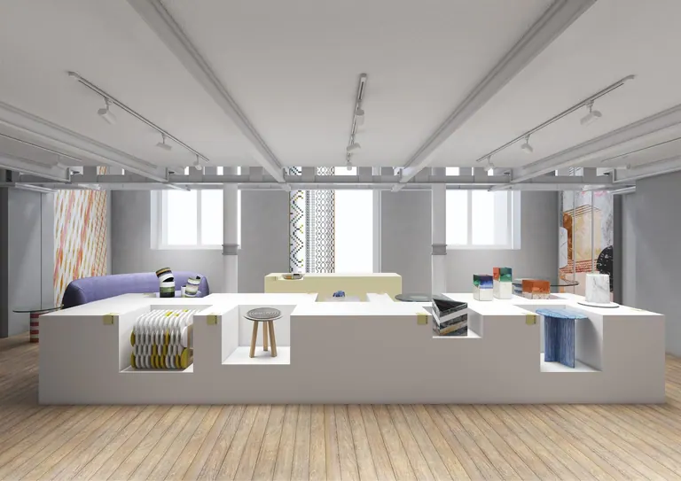 Visione d’insieme dell’allestimento Arc_Hive di Budri