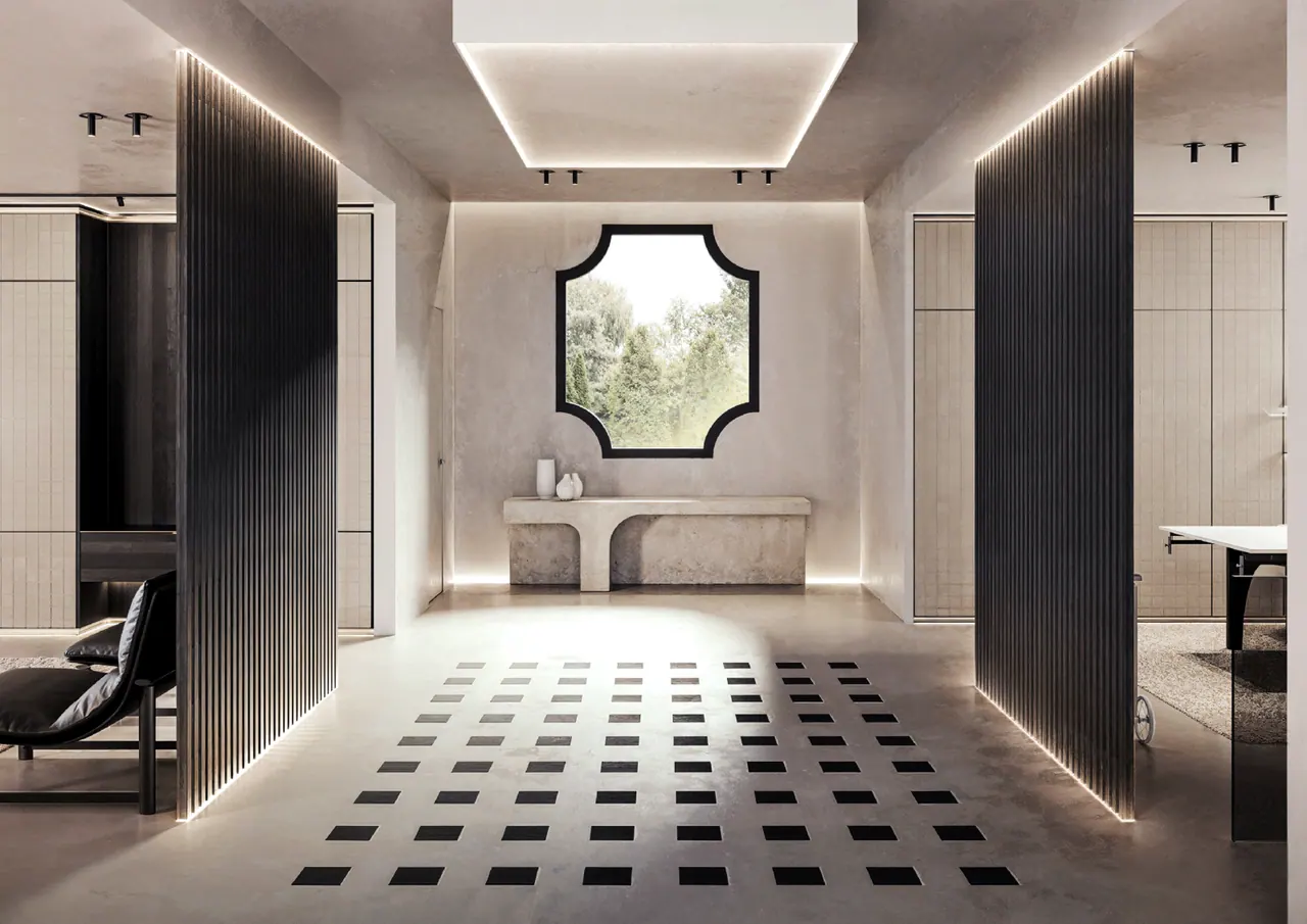Visualizzazione dell’ingresso dello showroom MisuraEmme a Milano