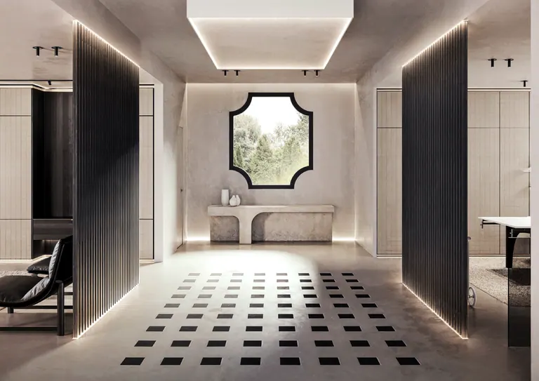 Visualizzazione dell’ingresso dello showroom MisuraEmme a Milano