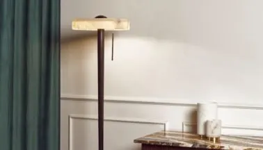 Matlight Benny: una piantana in alabastro dal fascino rétro